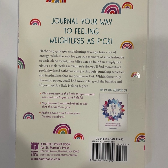 Let That Sh*t Go - fun journal for creating a happy life - Picture 2 of 5